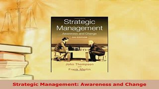 Download  Strategic Management Awareness and Change Download Online