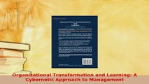 PDF  Organizational Transformation and Learning A Cybernetic Approach to Management PDF Online