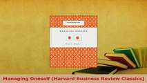 PDF  Managing Oneself Harvard Business Review Classics Read Full Ebook