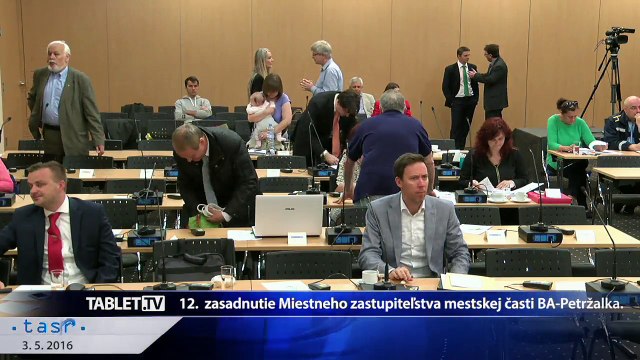 ZAZNAM: 12. zasadnutie Miestneho zastupitelstva MS Bratislava-Petrzalka 2016-05-03 (4)