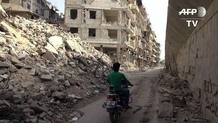 Download Video: Syrie: journée calme lundi à Alep