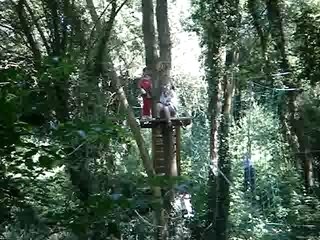 sandrine fait du sport....