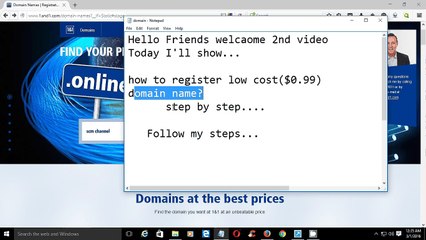 how to register domain name 1&1 part-1