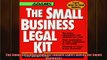 FREE DOWNLOAD  The Small Business Legal Kit Adams Expert Advice for Small Business READ ONLINE