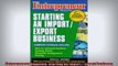 READ book  Entrepreneur Magazine Starting an Import  Export Business READ ONLINE