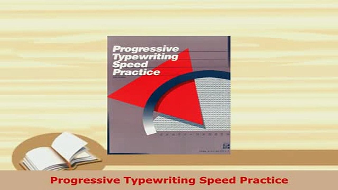 Download  Progressive Typewriting Speed Practice Read Online