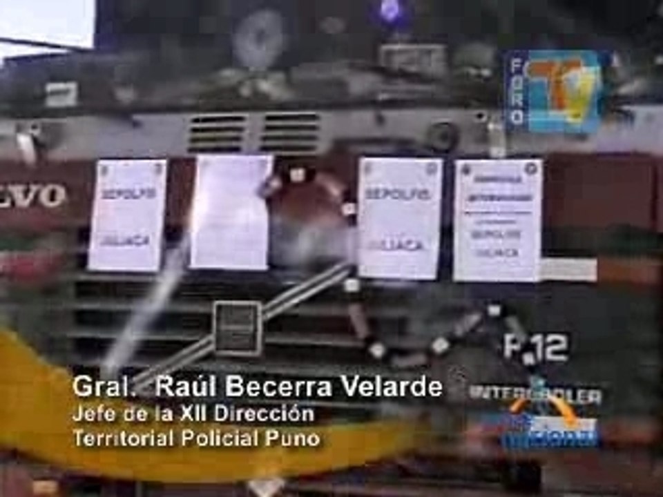 LUCHA CONTRA EL CONTRABANDO - PUNO