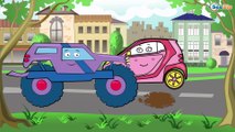 ✔ Мультики про Машинки Все Серии. Монстр Трак и АвтоМойка / Cars Cartoons Compilation for kids ✔