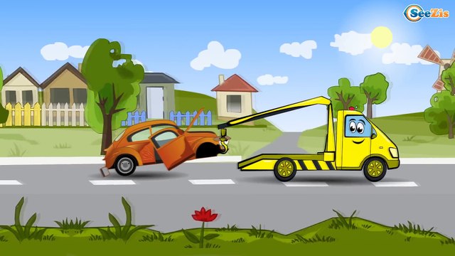 Мультики про машинки. ЭВАКУАТОР спешит на помощь машинкам. Развивающие мультики.