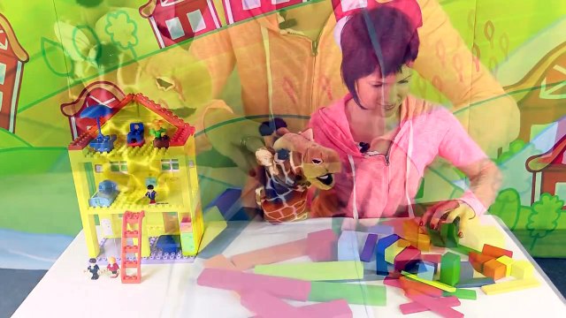 Видео для детей и 3D мультфильм Машины Загадки - подъемный кран