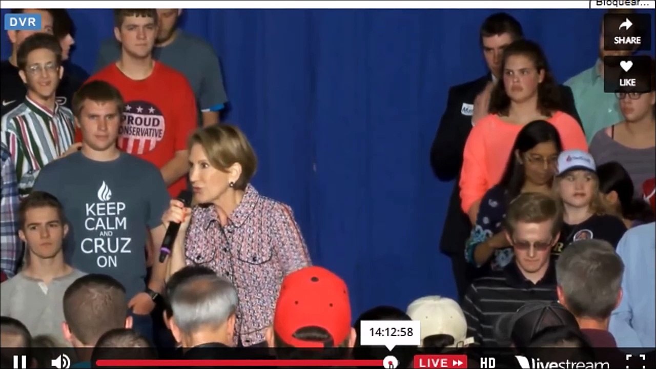 La femme de Ted Cruz disparaît des tribunes en une seconde ! FAIL pendant un meeting Politique