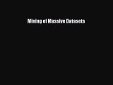 Download Mining of Massive Datasets PDF Free