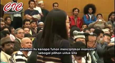 Dr Zakir Naik Sub indo - Menangis dan Terharu Perempuan Jepang ini Masuk Islam