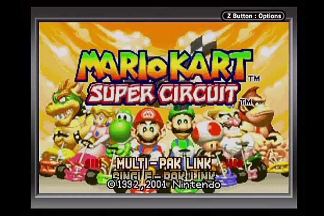 Mario Kart: Super Circuit Two Player Battle Mode (Game Boy Player Capture)