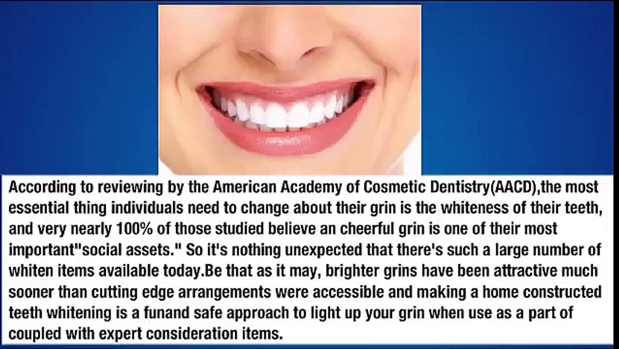 Natural Ways to Whiten Teeth.