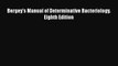 [PDF] Bergey's Manual of Determinative Bacteriology. Eighth Edition [Download] Full Ebook