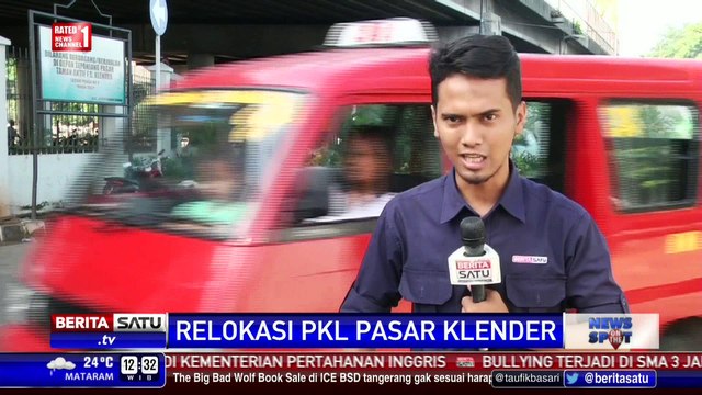 PKL Kolong Jembatan Pasar Klender Direlokasi ke dalam Pasar