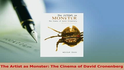 PDF  The Artist as Monster The Cinema of David Cronenberg PDF Online