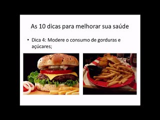 Dez dicas para melhorar sua saúde