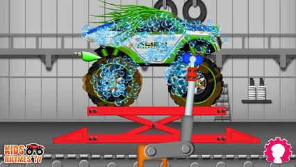 Peppa Pig Iron Man Finger Family \ Alien Monster Truck \ Monster Tow Truck for children