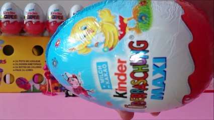 Very Big Kinder Surprise Maxi Eggs Unboxing Huevo sorpresa