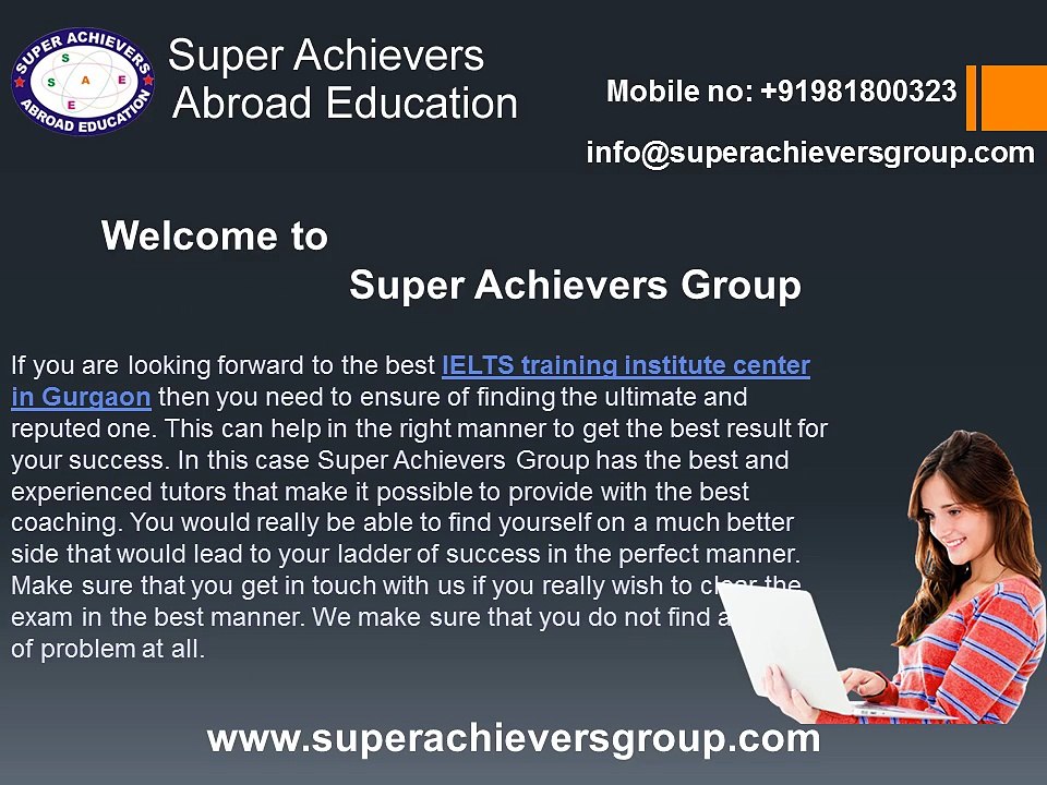 Select the ultimate IELTS training institute center in Gurgaon