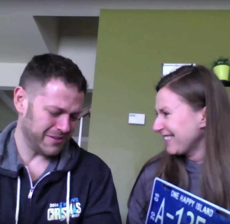 Une annonce de grossesse très émouvante