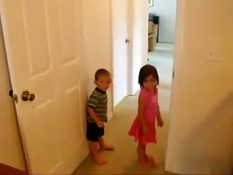 Very funny and cute kids climbing walls like Spiderman