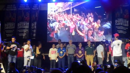 Duterte Live in Plaza Lapaz Iloilo City,ang daming dumalung Supporters