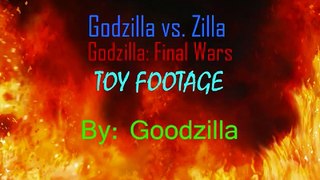 Godzilla vs. Zilla (Final Wars): Toy Footage