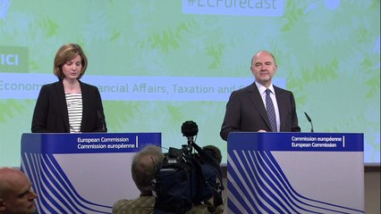 L'UE abaisse ses prévisions de croissance en 2016 et 2017