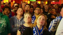 Football: les fans de Leicester fous de joie après le sacre de leur équipe