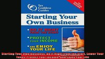 READ THE NEW BOOK   Starting Your Own Business Do It Right from the Start Lower Your Taxes Protect Your  FREE BOOOK ONLINE