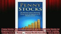 READ THE NEW BOOK   Penny Stocks The Ultimate Guide to Mastering Penny Stocks for Beginners in 30 Minutes or  DOWNLOAD ONLINE