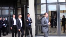 Cyclisme - Le petit coup de com d'Emmanuel Macron avec Bardet, Barguil, Bouhanni, Démare, Vuillermoz et Prudhomme