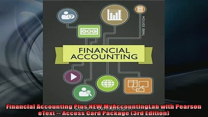 FAVORIT BOOK   Financial Accounting Plus NEW MyAccountingLab with Pearson eText  Access Card Package  FREE BOOOK ONLINE