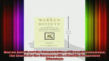 READ PDF DOWNLOAD   Warren Buffett and the Interpretation of Financial Statements The Search for the Company READ ONLINE