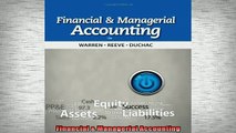 READ THE NEW BOOK   Financial  Managerial Accounting  FREE BOOOK ONLINE