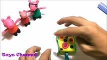 Peppa Pig en español Family toys watch vs  eat rainbow play-doh ice cream fun 2016