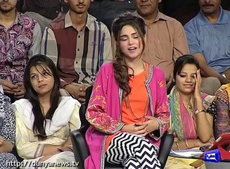 Aima Baig sings in front of her master