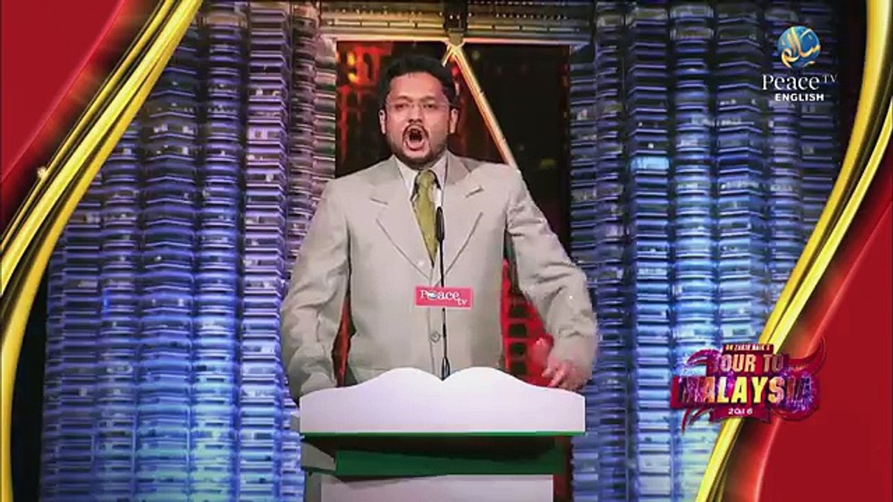 DR ZAKIR NAIK'S LECTURE TOUR TO MALAYSIA 2016