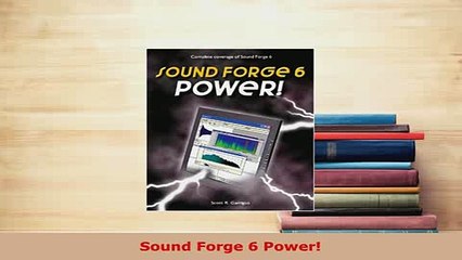 PDF  Sound Forge 6 Power Read Online