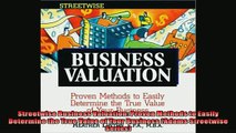 FAVORIT BOOK   Streetwise Business Valuation Proven Methods to Easily Determine the True Value of Your  FREE BOOOK ONLINE