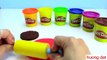 play doh rainbow colorful!- wow ice cream rainbow wonderful and peppa pig en toys