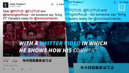Watch! Canada PM Justin Trudeau joins spoof Invictus rivalry