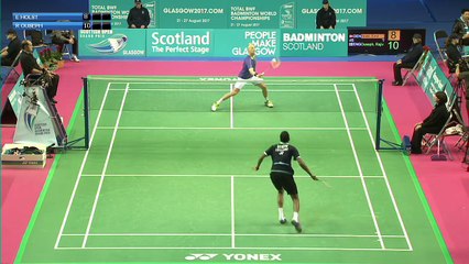Badminton - Emil Holst vs Rajiv Ouseph (MS, QF) - Scottish Open 2015