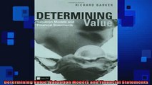 READ book  Determining Value Valuation Models and Financial Statements  FREE BOOOK ONLINE