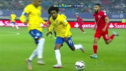 Neymar Double Sombrero Skill vs Peru - Copa America 2015