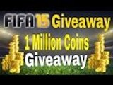 Fifa 1 Million Coin Giveaway! PS4,PS3,XBOX 360,XBOX ONE