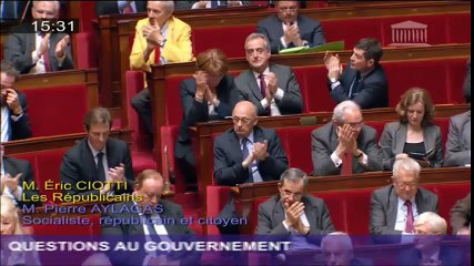 Nuit Debout : Eric Ciotti a interpellé le Manuel Valls